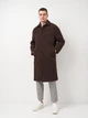 Пальто мужское H&M 1035890 M Темно-коричневое (KAY2000001578940) - изображение 1
