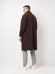 Пальто мужское H&M 1035890 M Темно-коричневое (KAY2000001578940) - изображение 2
