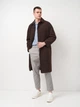 Пальто мужское H&M 1035890 M Темно-коричневое (KAY2000001578940) - изображение 3
