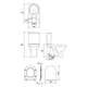 Унитаз-компакт ZIP Cersanit Zip 785 SimpleOn 021 3/5 л с сиденьем duraplast Slim Soft Close K121-015 - изображение 2