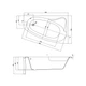 Ванна акриловая Cersanit Sicilia 160x100 R - изображение 2