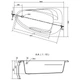 Ванна акриловая Cersanit Joanna New 160x95 R - изображение 3