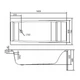 Ванна акриловая Cersanit Virgo 160x75 S301-046 + ножки - изображение 7