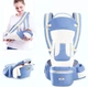 Хипсит, Ерго-рюкзак кенгуру переноска Baby Carrier 6 в 1 Біло-Голубий (vol-1419) - зображення 1