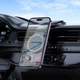 Держатель для телефона в авто для Iphone 12/13/14/15/16 Borofone Cory center console (гибкий). Black - изображение 3