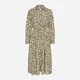 Платье-рубашка миди осеннее женское Camel Active Dress 391600-5S62-94 L Хаки/Белый (4064478946488) - изображение 5