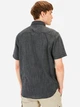 Рубашка хлопковая летняя мужская Camel Active Shortsleeve Shirt 409262-5S62-48 M Темно-синяя (4064478959150) - изображение 2