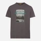 Футболка хлопковая длинная мужская Camel Active T-Shirt 1/2 Arm 409700-5T06-08 3XL Серая с принтом (4064478972555) - изображение 4