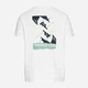 Футболка хлопковая длинная мужская Camel Active T-Shirt 1/2 409700-5T17-01 S Белая с принтом (4064478973521) - изображение 2