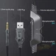Ігрові дротові навушники Onikuma K6 з мікрофоном та LED RGB підсвічуванням геймерська гарнітура Black - зображення 7