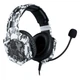 Игровые проводные наушники Onikuma K8 с микрофоном и LED RGB подсветкой Camouflage-White - изображение 3