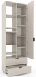 Шкаф Metkas Home A001L 800x420x2300 мм ЛДСП Кашемир (MA001L-K) - изображение 2