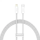 Кабель Baseus Dynamic Series Fast Charging Type-C to Lightning 20W 1m White - изображение 1