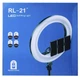 Профессиональная лампа видеосвет Veron LED RL-21 2.1 m тринога в комплекте - изображение 9