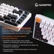 Клавиатура механическая проводная GamePro MK160W Hot-Swap Red Swich 75% RGB White - изображение 19