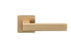 Ручки дверные Gavroche THORIUM Z25 Gold Satin Brass матовое сатиновое золото (комплект) - изображение 2