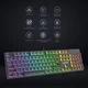 Клавиатура механическая проводная GamePro MK85R Red Switch 100% RGB USB Black - изображение 7