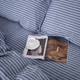 Комплект постельного белья Mirson Евро 200х220 см Royal Soft Stripe 30-0030 Georgia Сатин (2200009298400) - изображение 5