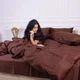 Комплект постельного белья Mirson Сатин Premium Cacao 0211 200х220 (2200000671677) - изображение 9