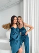 Комплект женский четверка халат майка шорты штаны Amelia Collection M волна - изображение 9