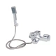Смеситель для ванны с коротким изливом Lidz Wawel 006 (k35) LDWAW006CRM45388 Chrome однорычажный, хром - изображение 1