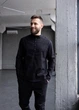 Мужской комплект из льна MonsterBrand XL (52) Черный, рубашка и брюки - изображение 7