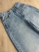 Джинсы женские Its Basic 2499-3-4 Wide Leg jeans с высокой талией и выточками на бедрах 40 голубые - изображение 5