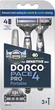 Бритва одноразовая Dorco Pace 4 Portable для мужчин с 4 лезвиями 3 шт (8801038598253) - изображение 2