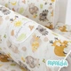 Набор бортик-валик защитный в кроватку IDEIA Papaella 120x15 см + 60x15 см хлопок обнимашки - изображение 9