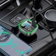 Модулятор Borofone BC48 Broad QC3.0 car BT5.0 FM transmitter, PD, QC, Черный - изображение 8