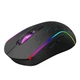 Мышь игровая XTRIKE ME GW-611 gaming mouse RGB, 800-8000 6 step DPI, 2.4G, Type-C, black - изображение 5