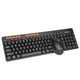Набор Combo MEETION 2in1 Keyboard, Mouse Wireless 2.4G MT-4100, UA, EN раскладки, black - изображение 1