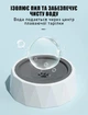 Миска-непроливайка для кошек и собак Els Pet с плавающим блюдцем 1л, Белый (210-WHITE) - изображение 5
