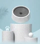 Миска-непроливайка для кошек и собак Els Pet с плавающим блюдцем 1л, Белый (210-WHITE) - изображение 9