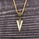 Чоловіча металева підвіска, ланцюжок на шию, кулон зі сталі Arrow - зображення 3
