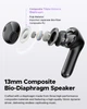 Навушники SoundPeats Air5 purple бездротові Bluetooth TWS вкладиші фіолетові aptX Lossless Ai ANC LDAC - зображення 4