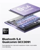 Навушники SoundPeats Air5 purple бездротові Bluetooth TWS вкладиші фіолетові aptX Lossless Ai ANC LDAC - зображення 6