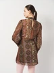 Платье женское Zara 1821/228 XS Коричневое (01821228330019) - изображение 2