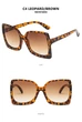 Винтажные солнцезащитные очки C4 Leopard Brown - изображение 3