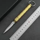 Брелок с потайным мининожом KnifeChain, золотистый - изображение 2
