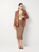 Куртка женская Zara 2490/873 XS Коричневая (02490008730012) - изображение 3