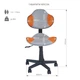 Комплект для підлітка парта Fundesk Fiore II Grey + дитяче крісло для школяра FunDesk LST3 Orange - зображення 7