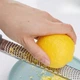 Узкая терка для сыра / шоколада / моркови / лимона Frotar мелкая терка для продуктов / овощей или цитрусовых L, 30.5х2.7 см, серебристый (104963408) - изображение 2