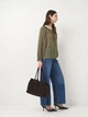 Футболка женская Zara 7969/685 XS Хаки (07969068505014) - изображение 3