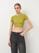 Футболка женская Zara 5644/330 M Зеленая (05644330511031) - изображение 1