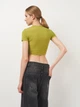 Футболка женская Zara 5644/330 M Зеленая (05644330511031) - изображение 2