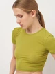 Футболка женская Zara 5644/330 M Зеленая (05644330511031) - изображение 4