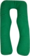 Подушка для беременных и отдыха MirSon №5029 Color Line 17-0612 Stripe Emerald U-образная 140х75х20 см (2200010969900) - изображение 1
