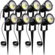 Світлодіодні садові ліхтарі для газонів ландшафтних доріжок LED 5 W IP65 / 12 В 6000К - зображення 7