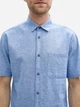 Рубашка летняя мужская Tom Tailor 1045098-37199 2XL Голубая (4068128268197) - изображение 4